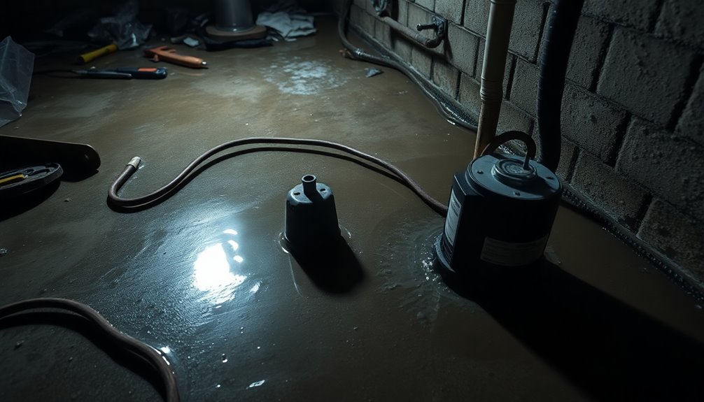 sump pump backup causes