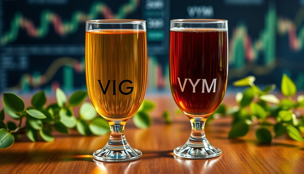 vig growth vs vym yield