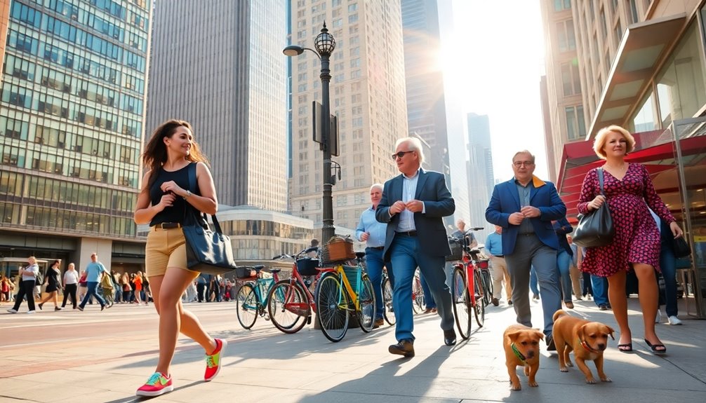 walking distance to work