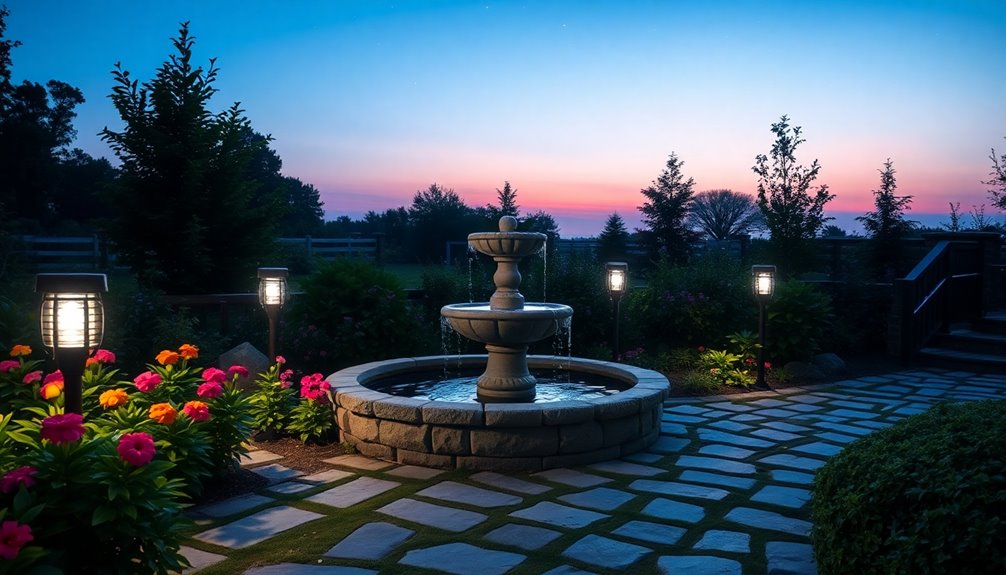 wireless fountain lighting ideas