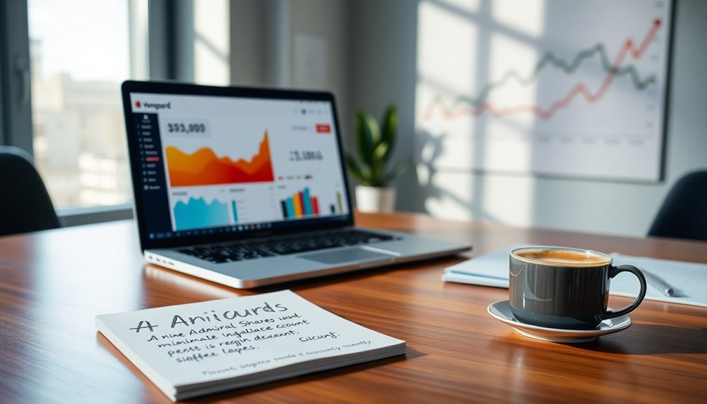 admiral shares minimum requirements