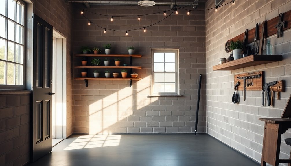 affordable cinder block finishes