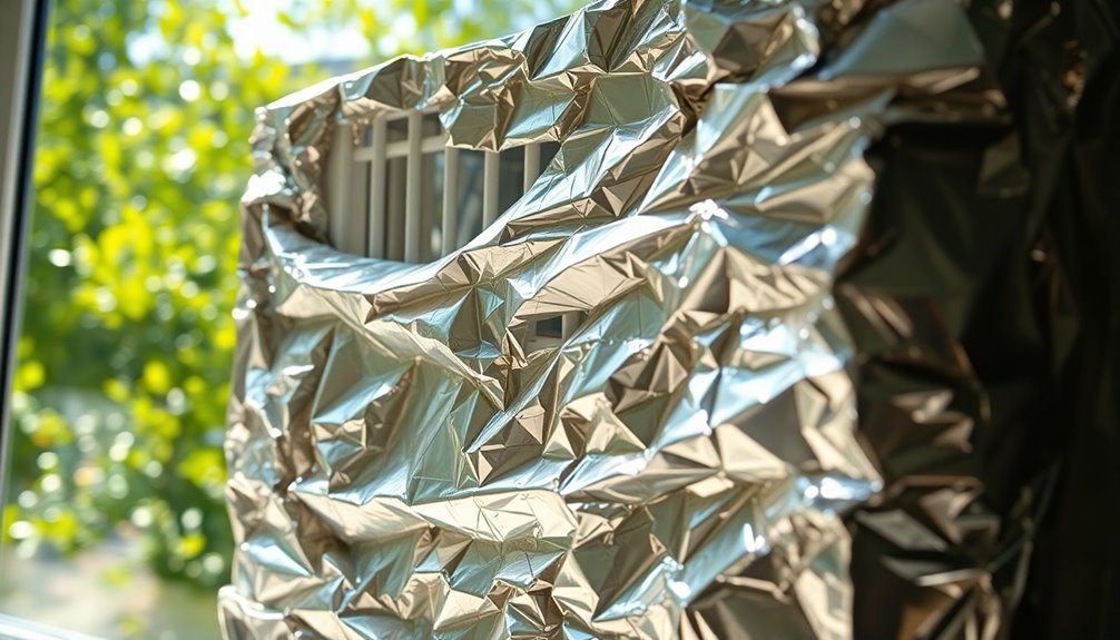 aluminum foil ac insulation