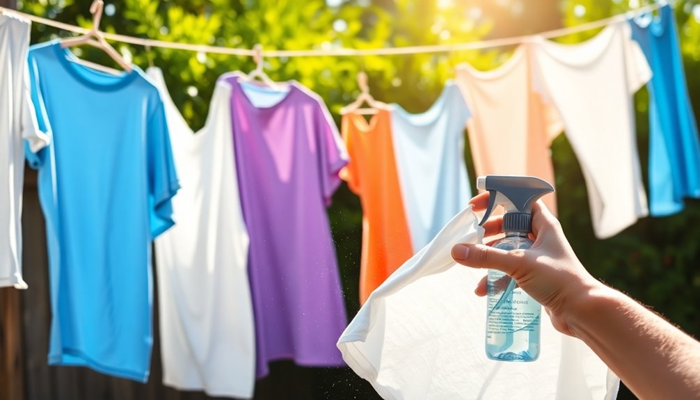 avoid stiff line dried clothes