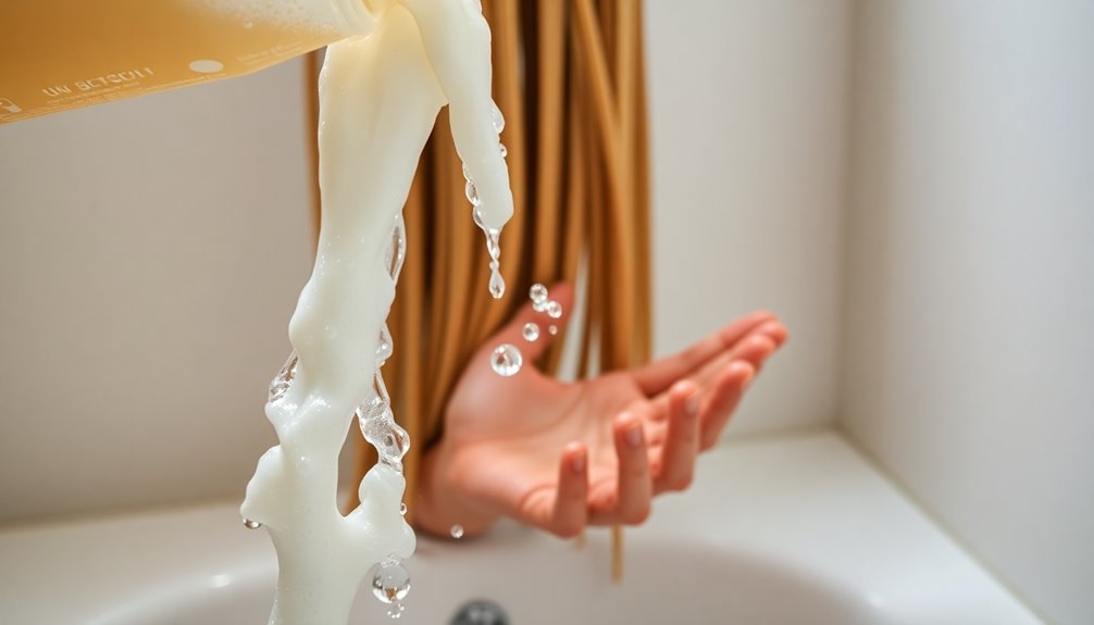 body wash harms hair health