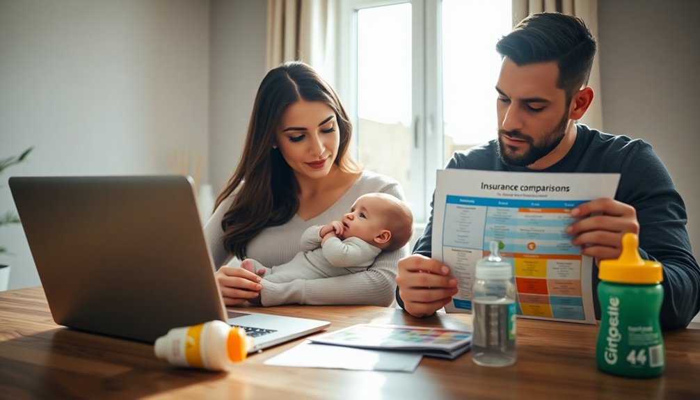 comparing newborn insurance costs