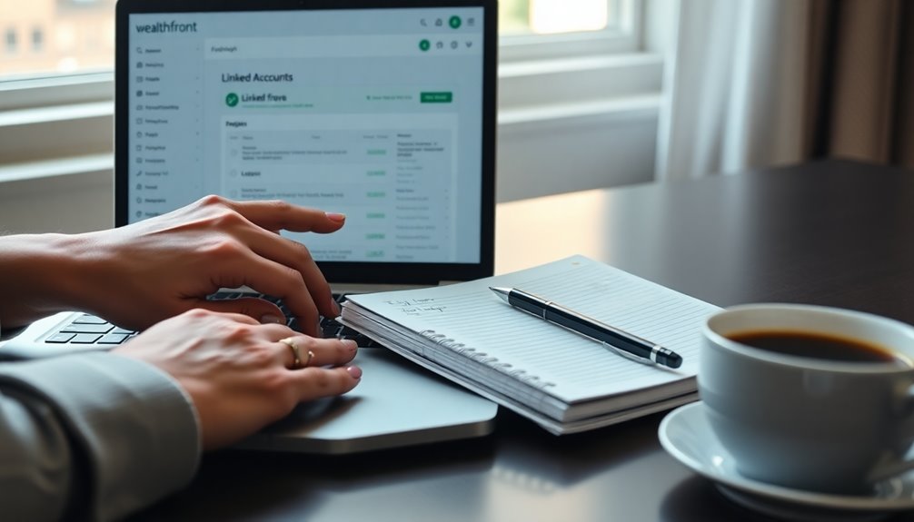 disable wealthfront linked account