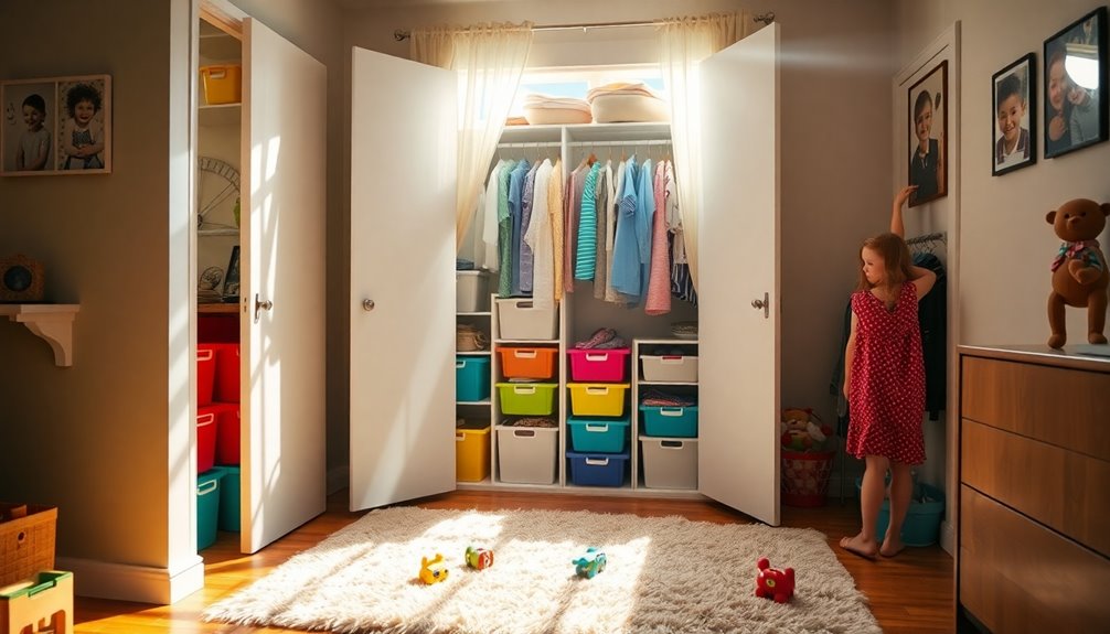 family closet organization tips