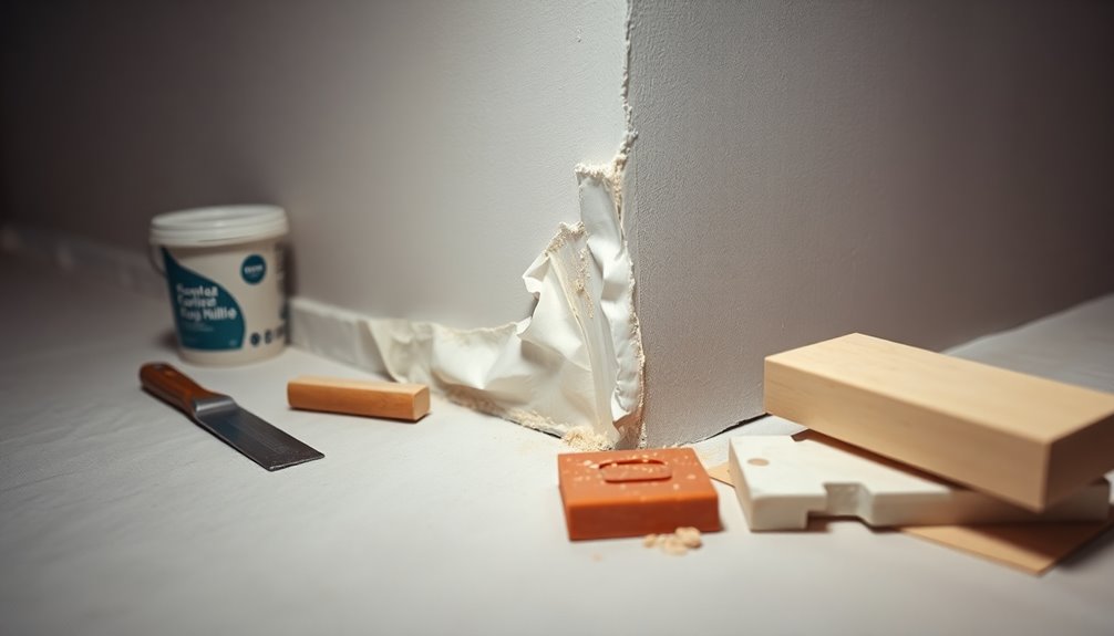 fix bubbling drywall tape