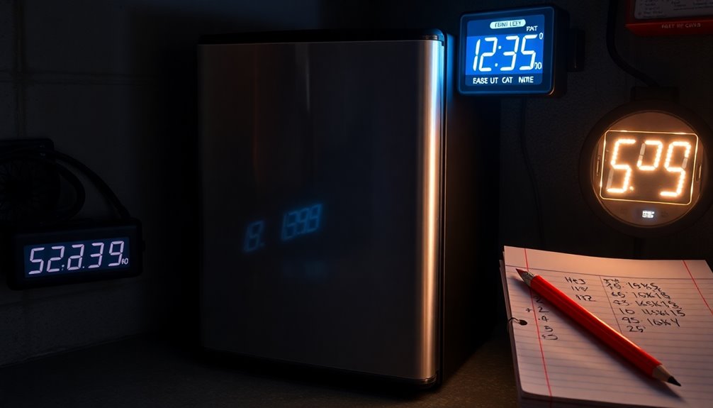 garage fridge monthly expense