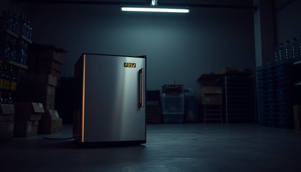 garage mini fridge efficiency