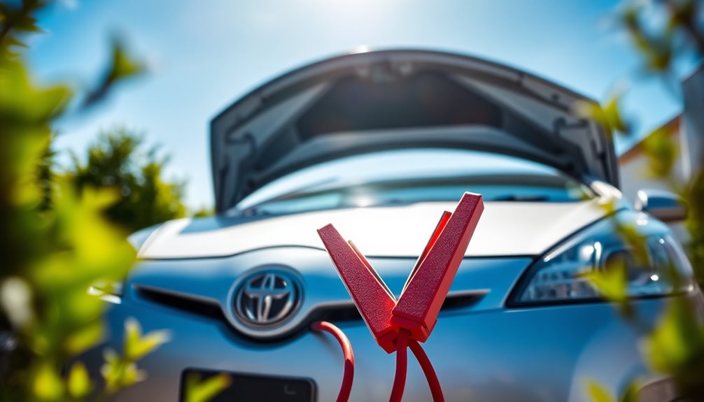 jump starting your prius safely