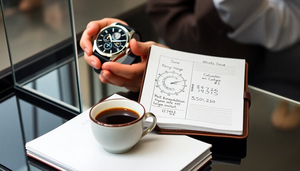 pause assess save appreciate