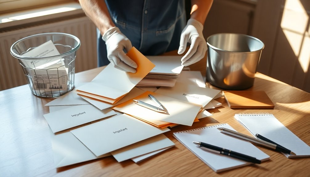 return unwanted mail efficiently