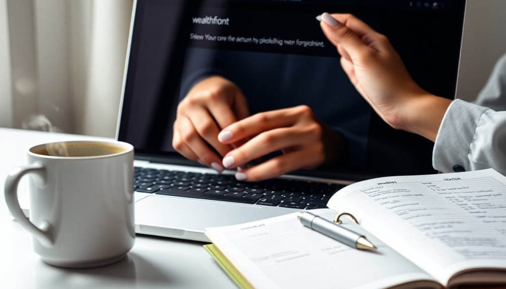 temporary account visibility management