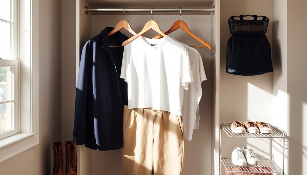 wardrobe audit and declutter