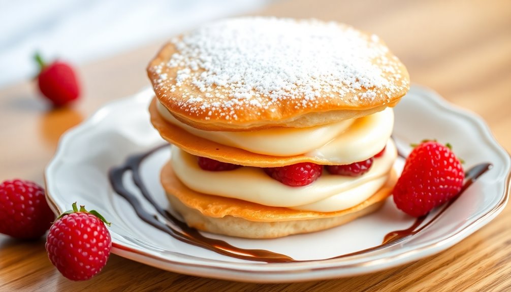 classic layered pastry dessert