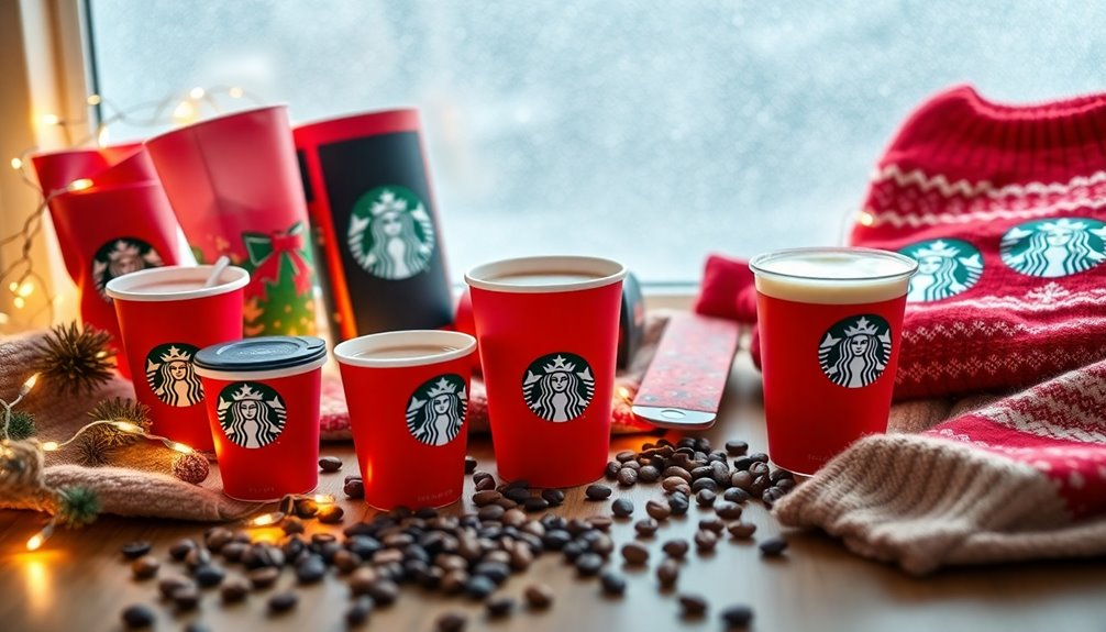 festive starbucks seasonal promotions