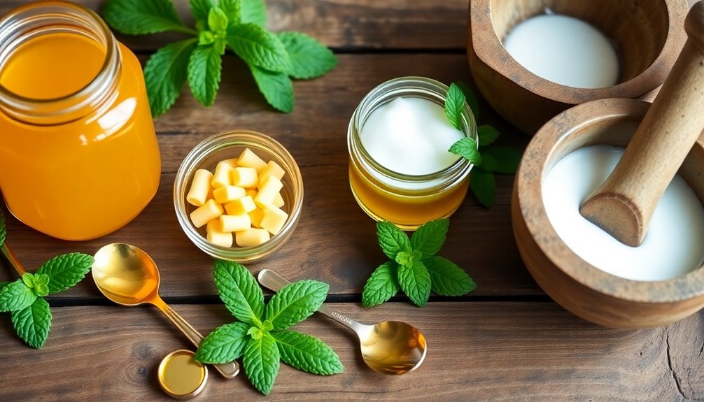 gather supplies for lip balm