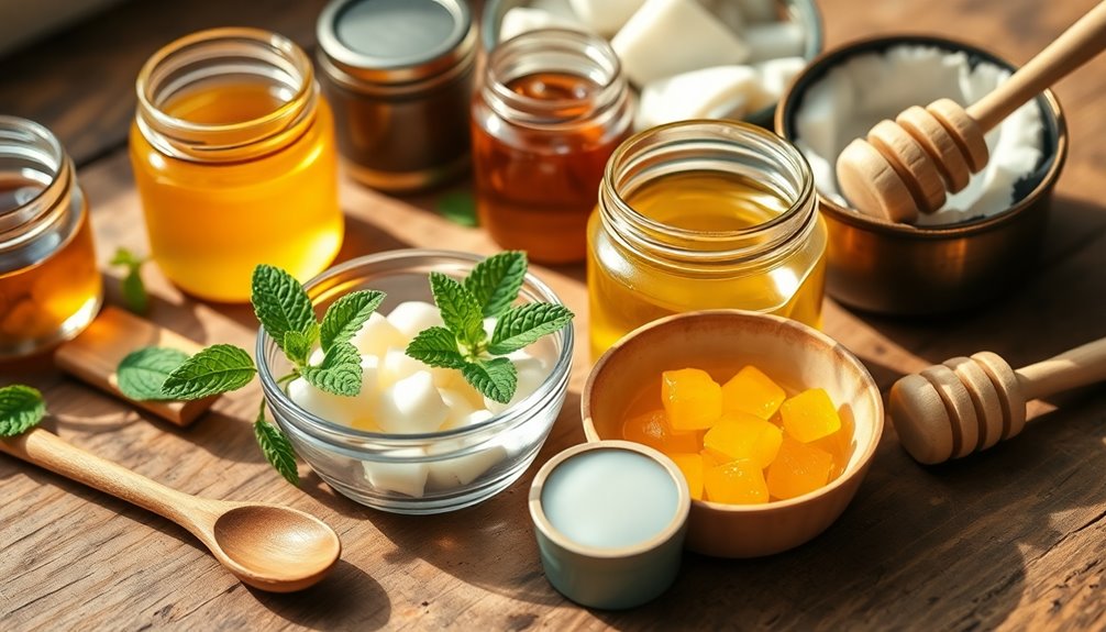 natural oils and beeswax