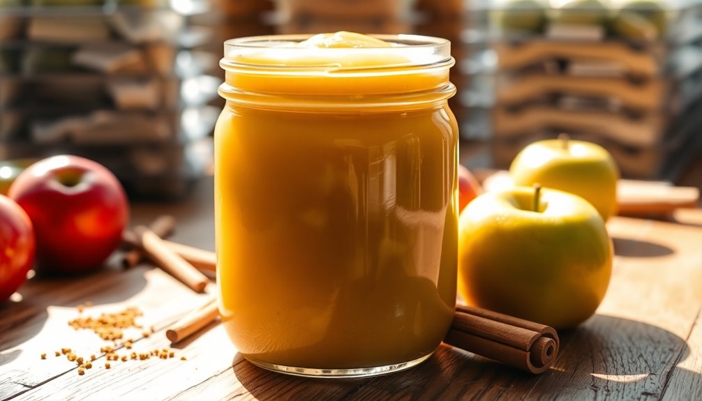 perfectly textured applesauce freezing