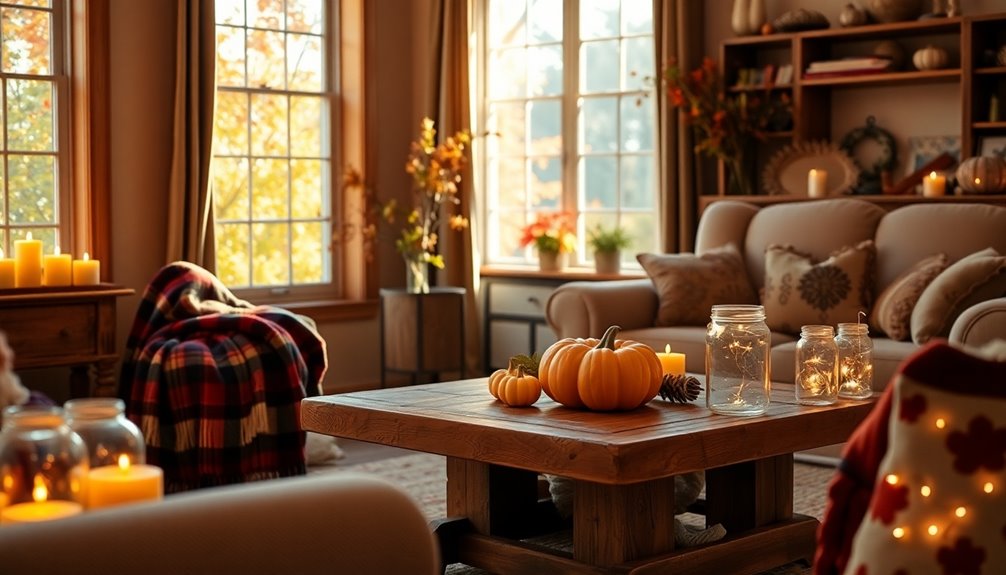 thrifty autumn home decoration