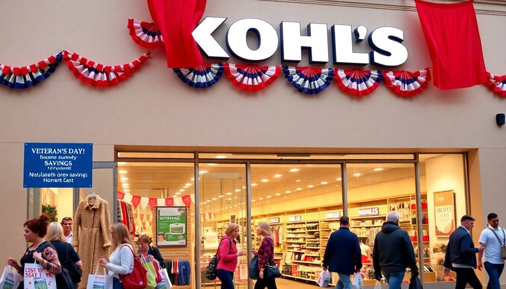 veterans day savings at kohl s