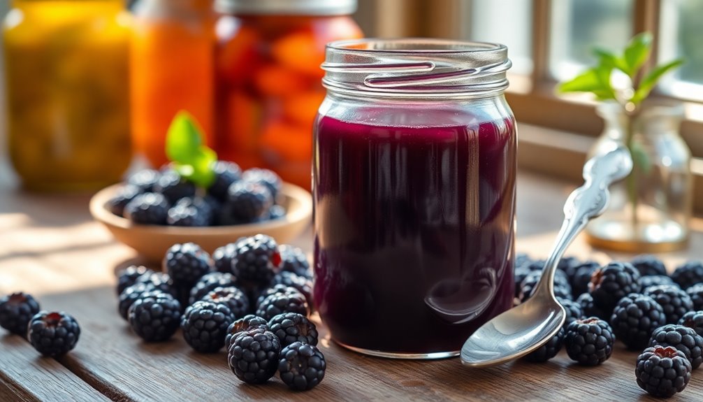 canned blackberry syrup recipe