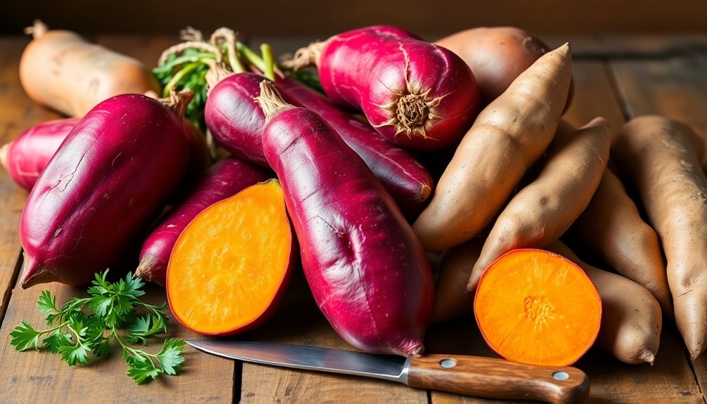choosing between root vegetables