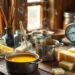 diy tallow candle making