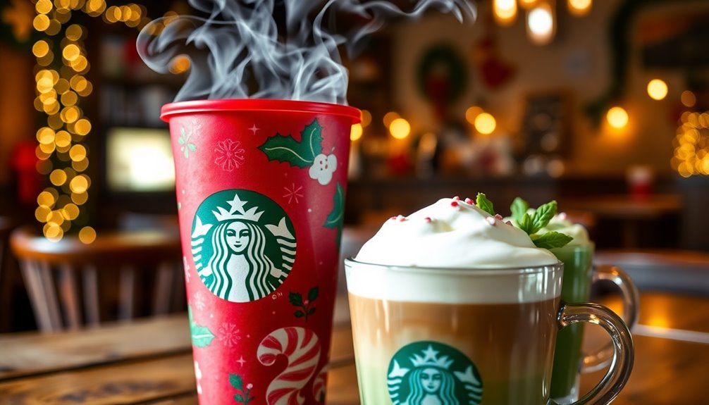 festive seasonal beverage offerings