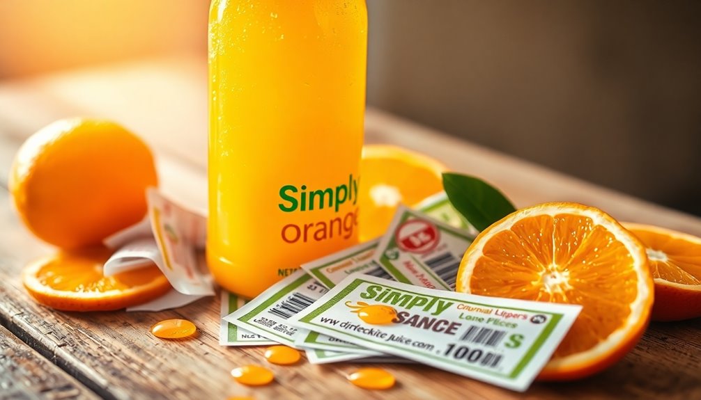 find simply orange juice coupons