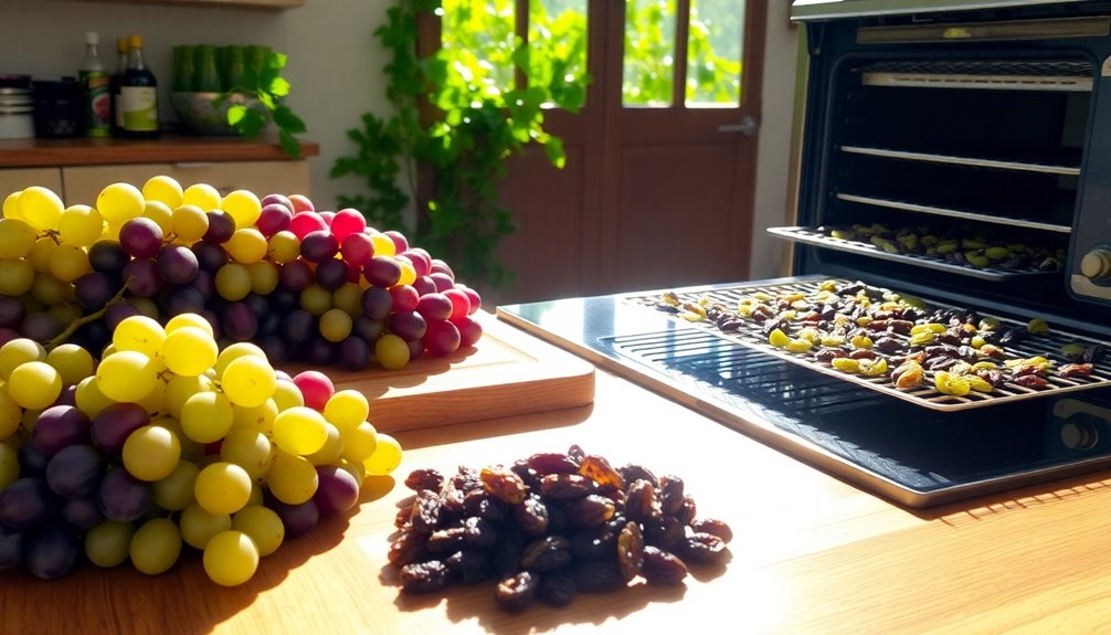 homemade raisins drying methods