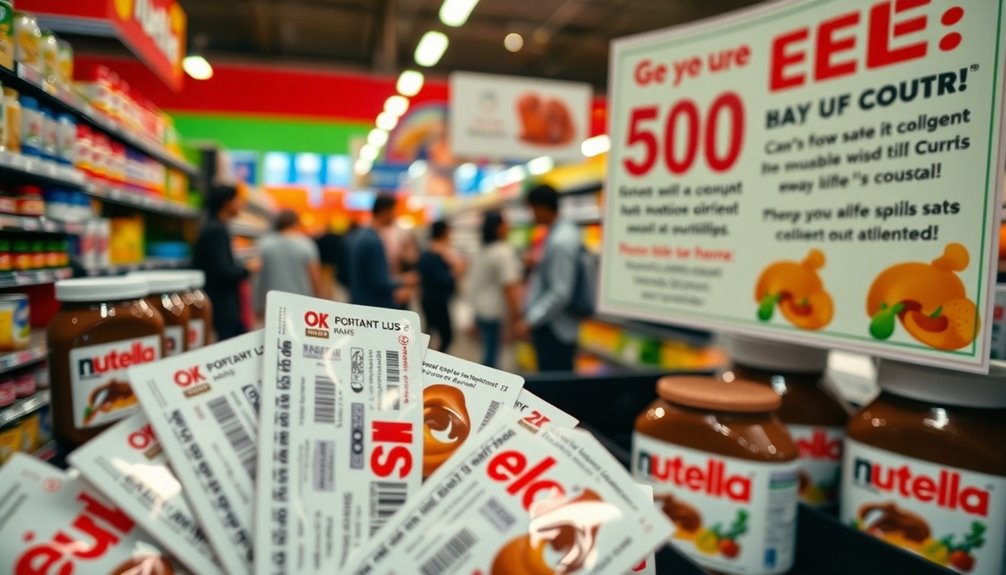 nutella discounts at grocery stores