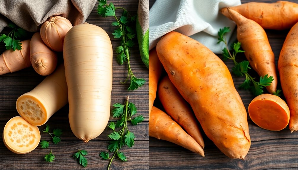 nutritional comparison of tubers