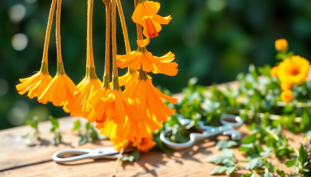 optimal calendula harvesting time