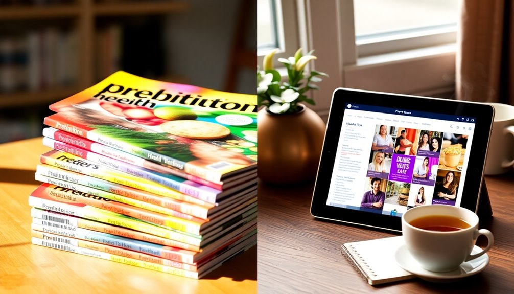 print versus digital subscriptions