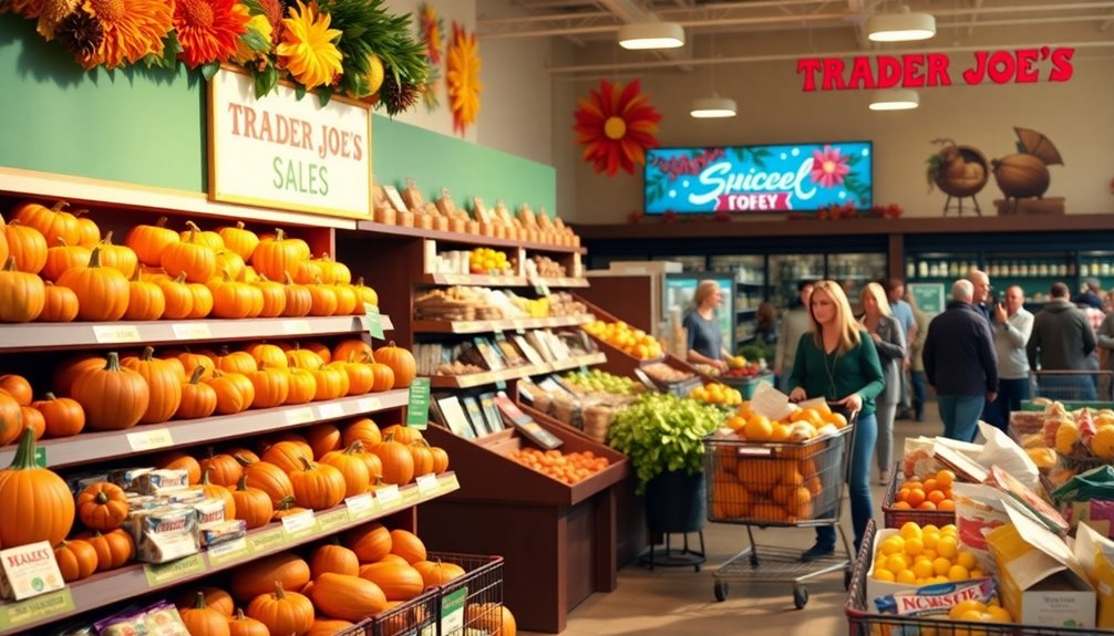 seasonal sales and treats