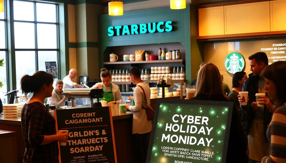 starbucks cyber monday deals